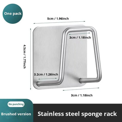 Onepc Stainless Steel Sink Sponge Rack