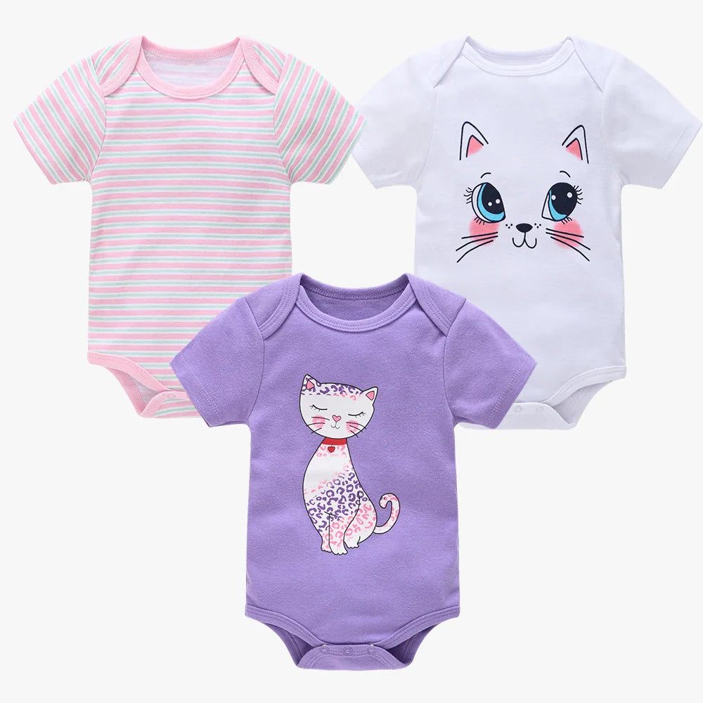 Baby Cotton Short Sleeve Bodysuit