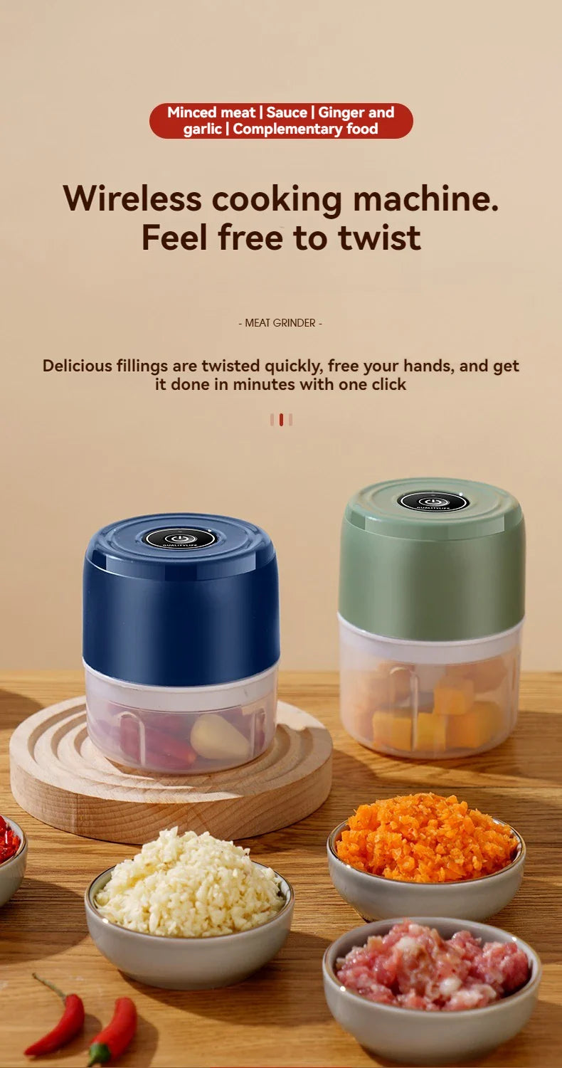 USB Electric Mini Garlic Chopper