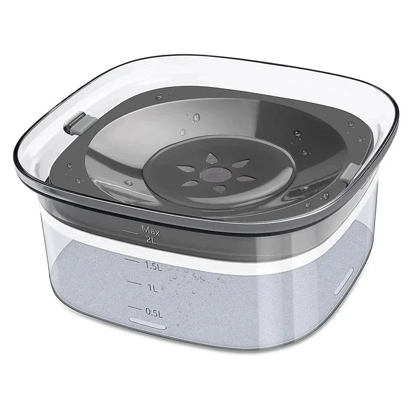 Dog Large Capacity Spill Proof Slow Water Feeder