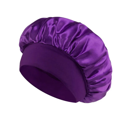Elastic Satin Sleeping  Hair Bonnet