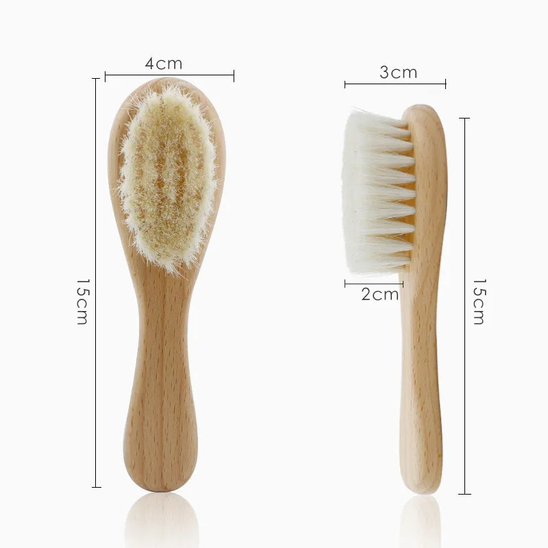 Baby Soft Wood  Hair Brush