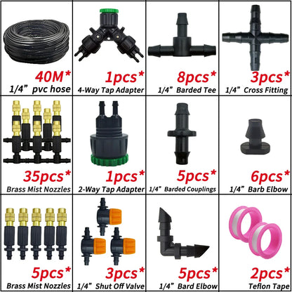 Garden Misting Cooling System Watering Nozzle