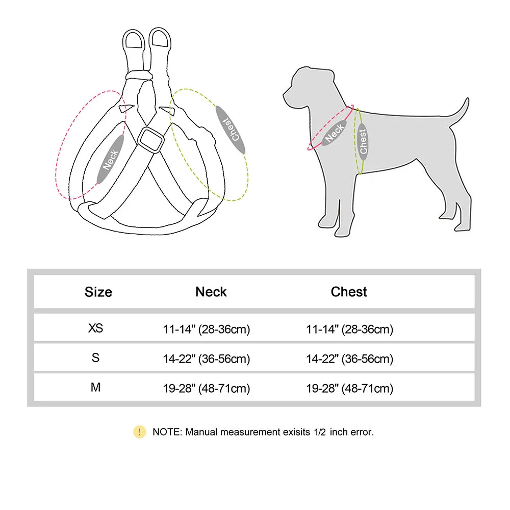 Dog Reflective Custom Nylon Harness Vest