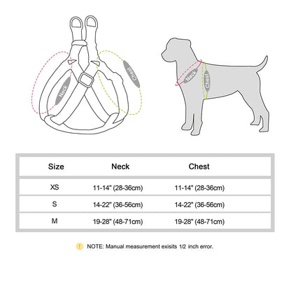Dog Reflective Custom Nylon Harness Vest