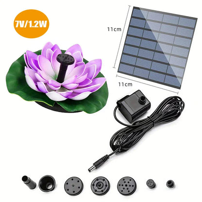 Outdoor Solar Bird Bath Fountain Pump