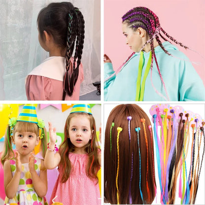 Kids Colorful Braids Hair Extension
