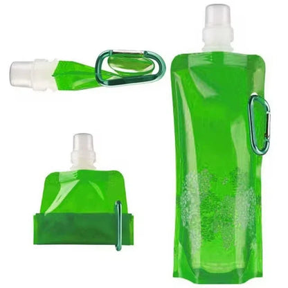 500ML Portable Silicone Folding Water Bottle