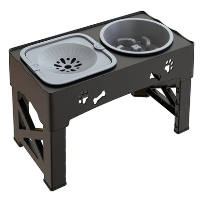 Pet 3 In 1 Foldable Double Bowl