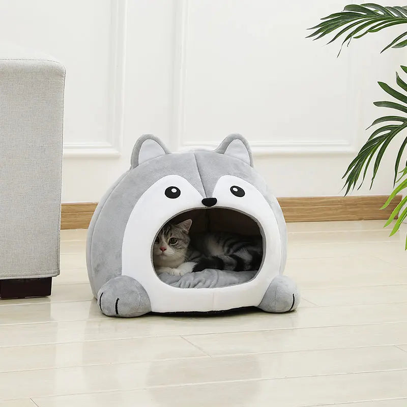 Dog Lounger Cushion Kittens Cave Mat House