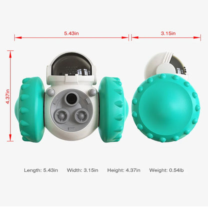 Dog Food Tumbler Balance Car Funny Toy