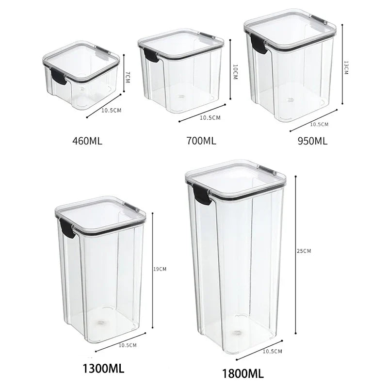 Sealed Food Storage Box Organizer