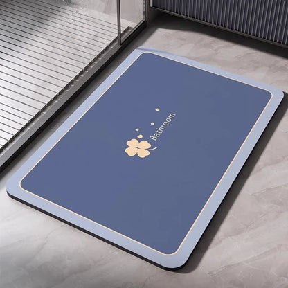 Quick Dry Bathroom Absorbent Anti Slip Floor Mat