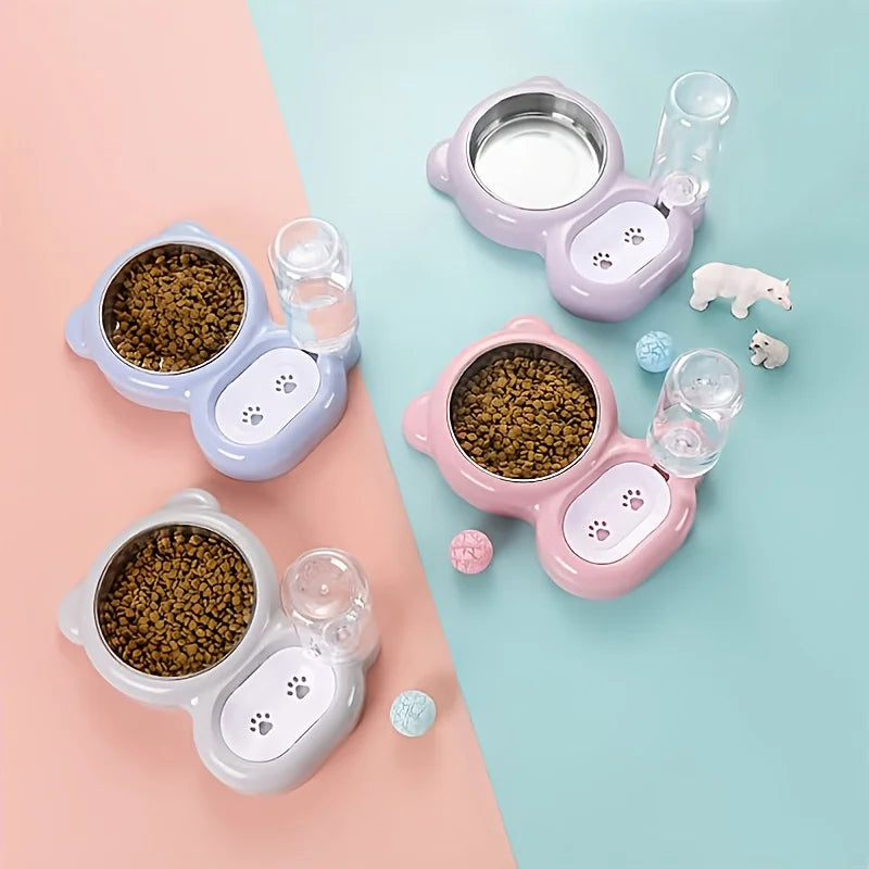 Pet Automatic Water Dispenser Bowl Set