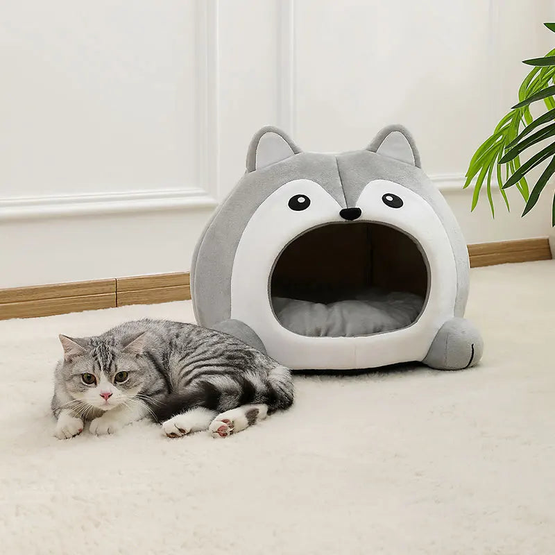 Dog Lounger Cushion Kittens Cave Mat House