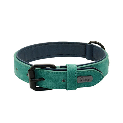Pet Durable Real Leather Necklace Collar