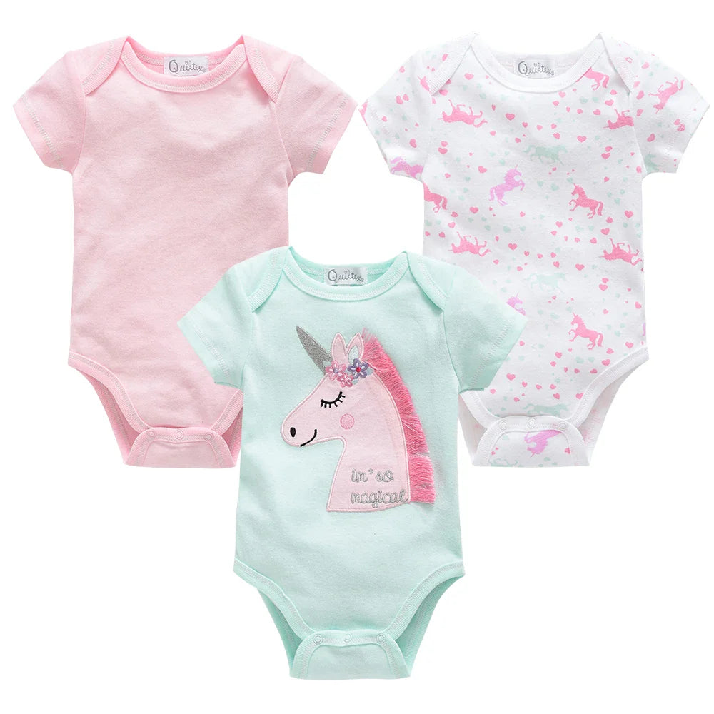 Baby Cotton Short Sleeve Bodysuit