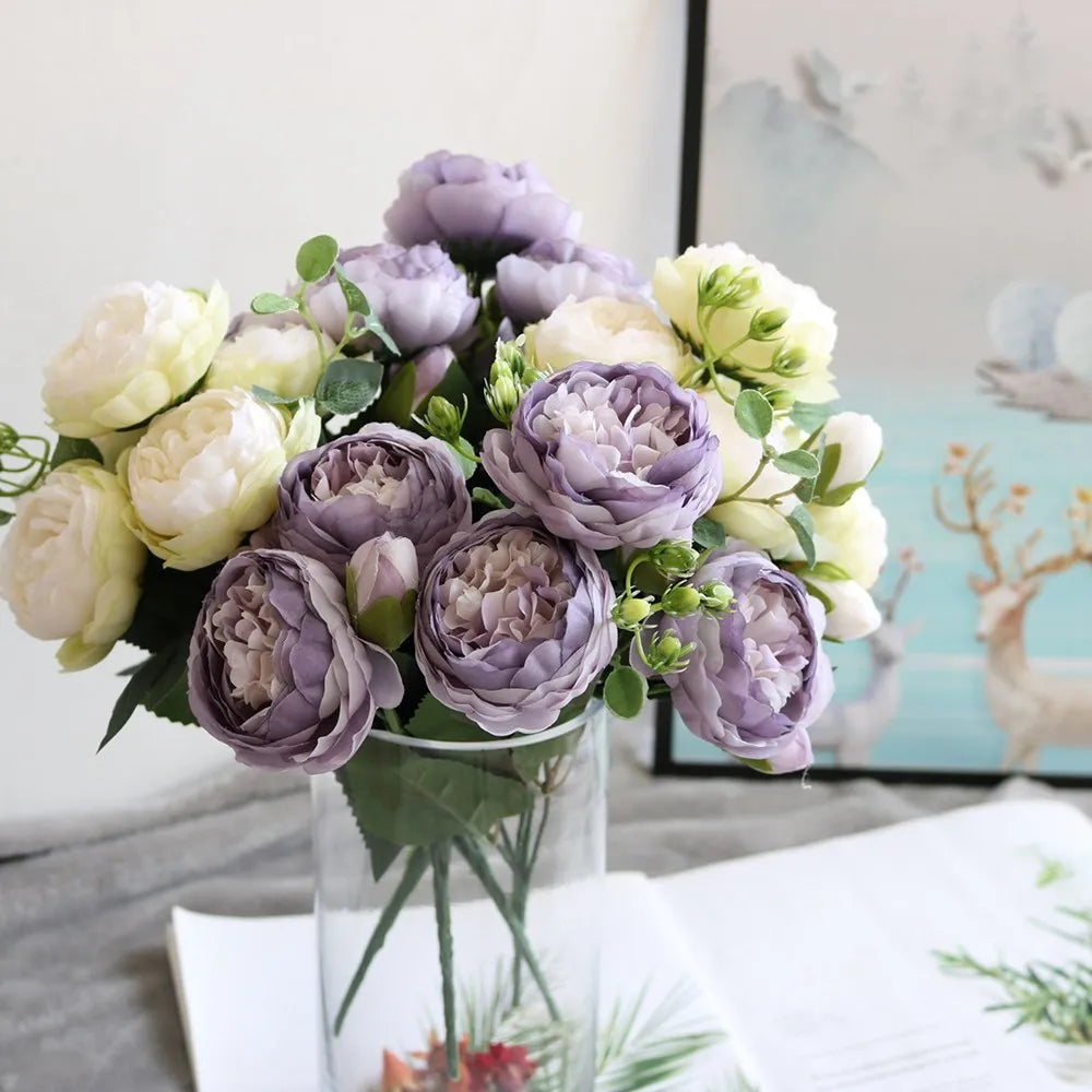 Fake Roses Silk Peony Artificial Flowers Cheap