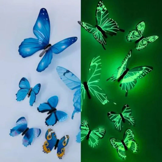 3D Luminous Butterfly Creative Wall Sticker