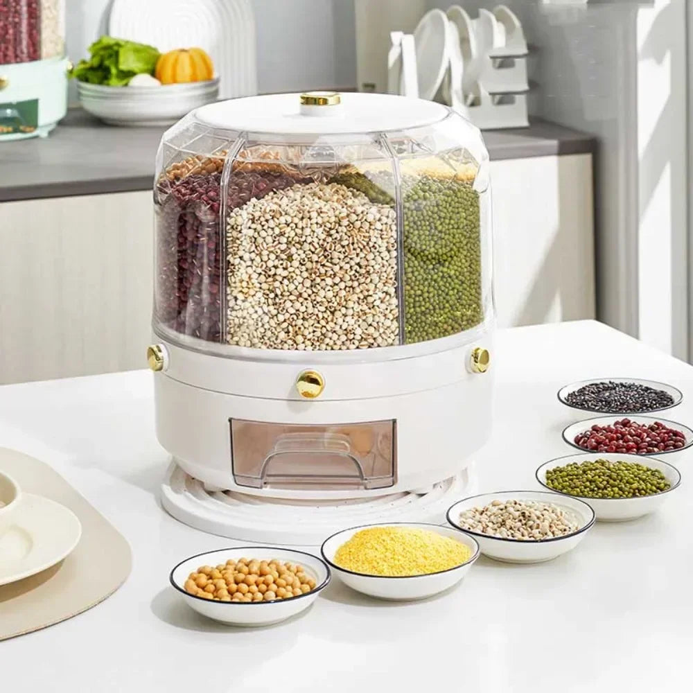 Kitchen 360 Degree Rotating Storage Box