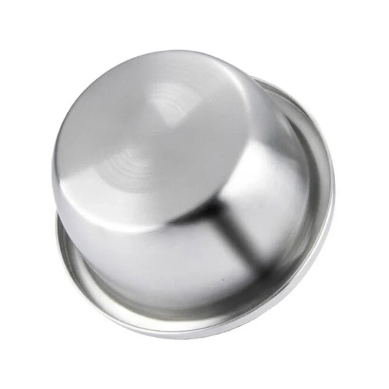 Dog Stainless Steel Round Water Bowl