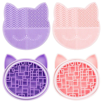 Silicone Makeup Brush Cleaning Storage Box