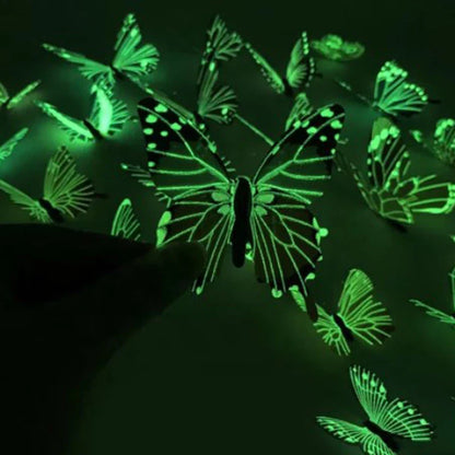 3D Luminous Butterfly Creative Wall Sticker