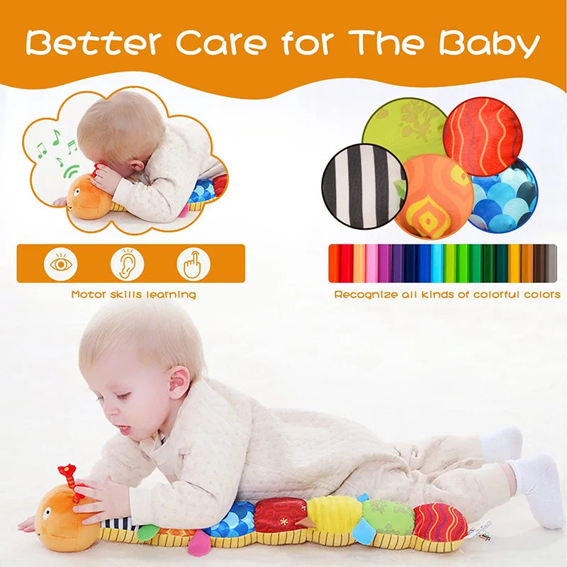 Baby Rattle Musical Caterpillar Soft Toy