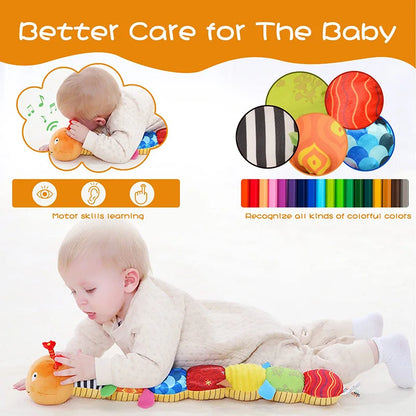 Baby Rattle Musical Caterpillar Soft Toy