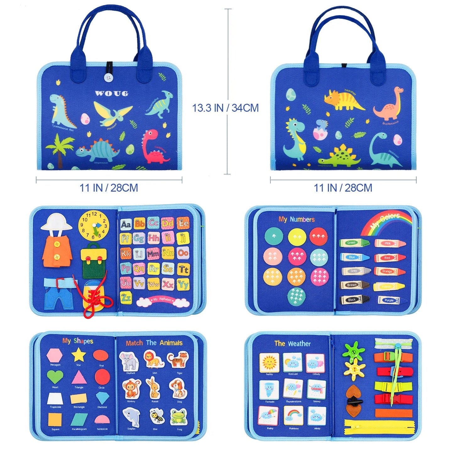 Baby Travel Board Educational Toy