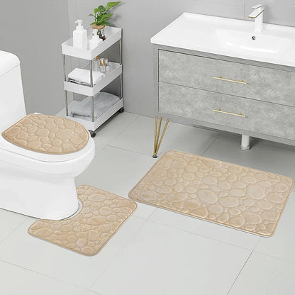 Bathroom Water-absorbig Non-slip Floor Mat