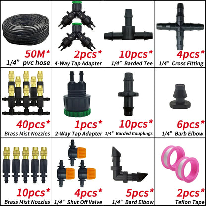Garden Misting Cooling System Watering Nozzle