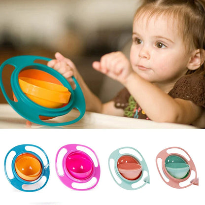 Baby 360 Degree Rotate Spill-Proof Bowl