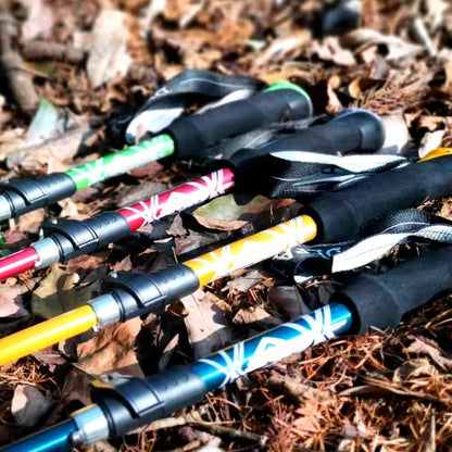 Outdoor Portable Fold Walking Hiking Stick