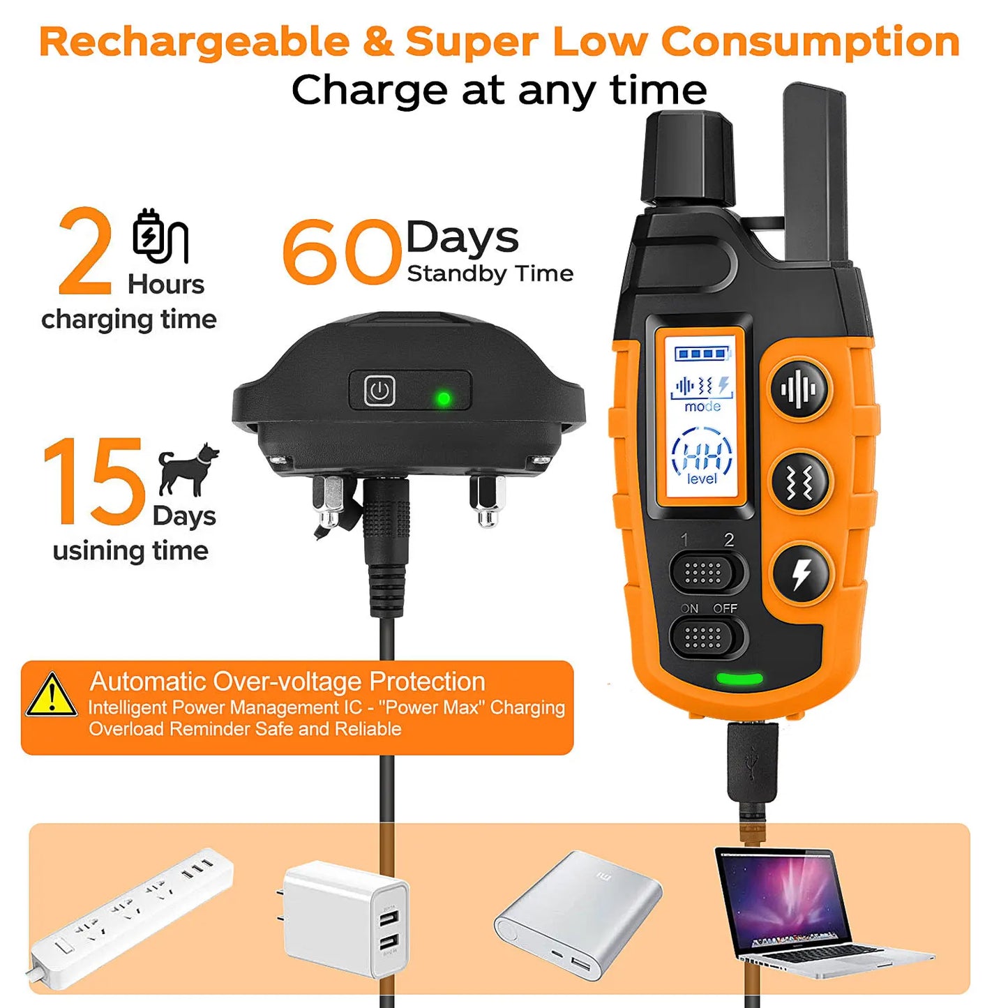 Dog Remote Training Waterproof Collar