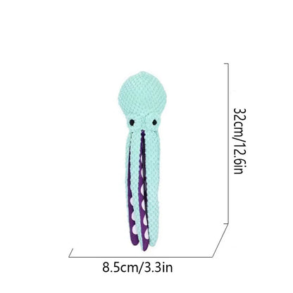 Dog Plush Octopus Interactive Sound Toy