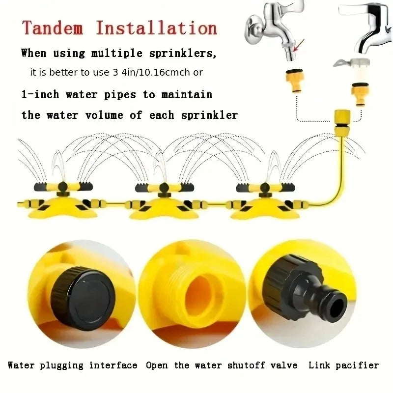 Garden 360 Degree  Rotating Water Sprinkler