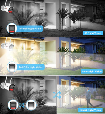 4K 8MP IP Outdoor Security Camera