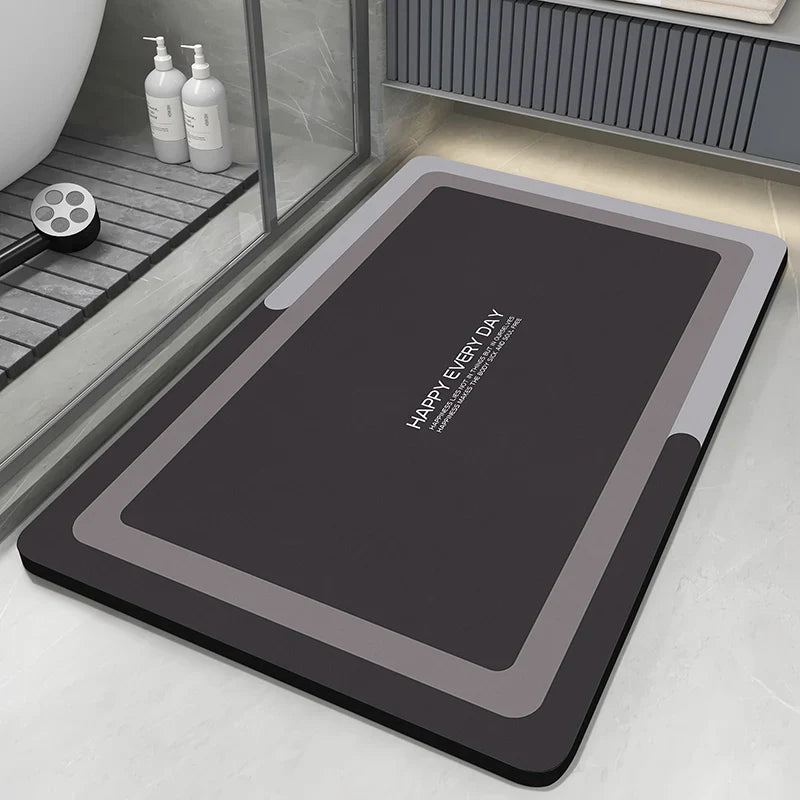 Quick Dry Bathroom Absorbent Anti Slip Floor Mat