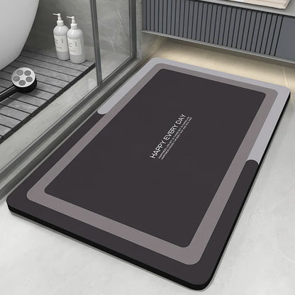 Quick Dry Bathroom Absorbent Anti Slip Floor Mat