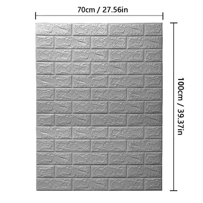 3D Brick Wallpaper Foam Wall Sticker