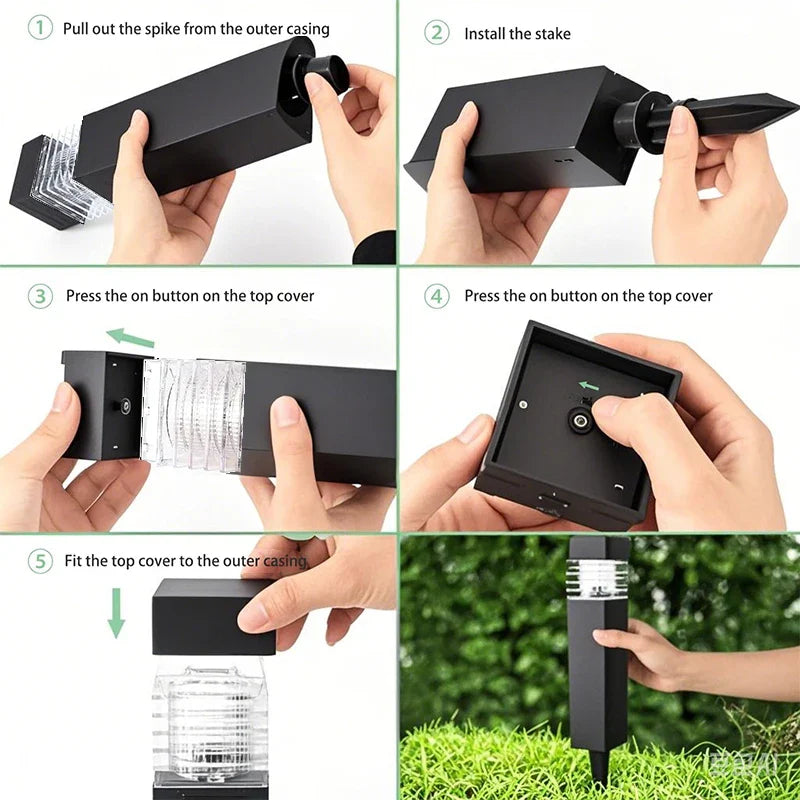 Garden Waterproof LED Solar Pathway Light