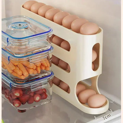 Ladder Style 2-4-layer Slide Egg Storage Box