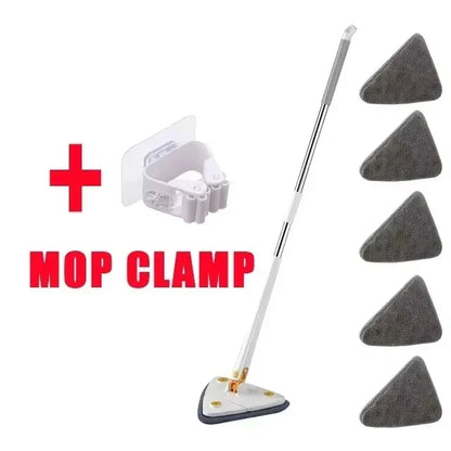 360° Spin Cleaning Rotatable Triangle Mop