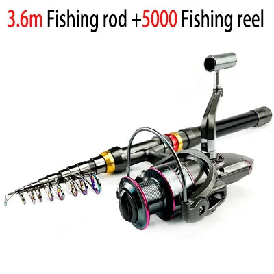 Outdoor Carbon Fiber Fishing Rod Reel