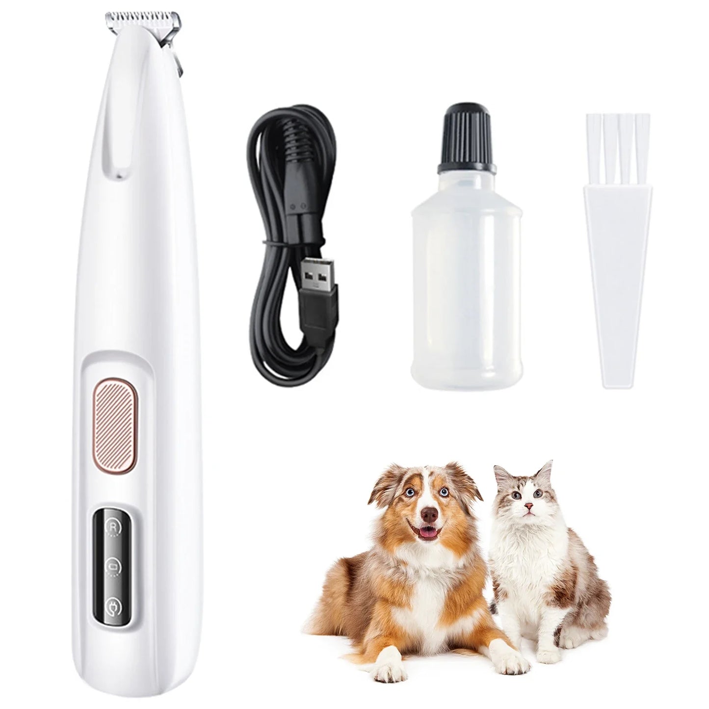 Pet  LED Light Rechargeable Paw Trimmer