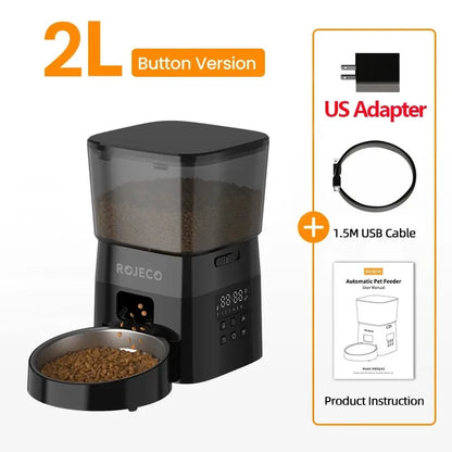 Pet Button Version Auto Automatic Feeder