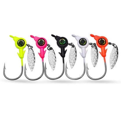 3pcs Jig Fishing Rotating Hook