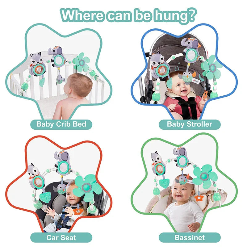 Baby Stroller Arch Travel Animal Toy