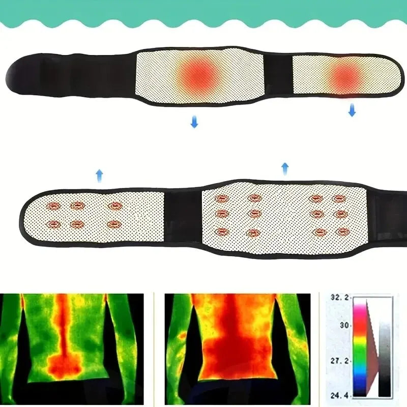Self-heating Therapy Back And Waist Support Belt